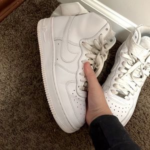 High Top Nike Air Force 1’s